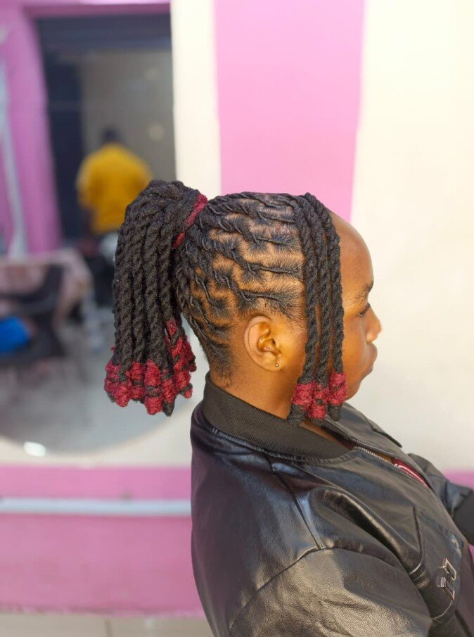 Classic shoulder length locs
