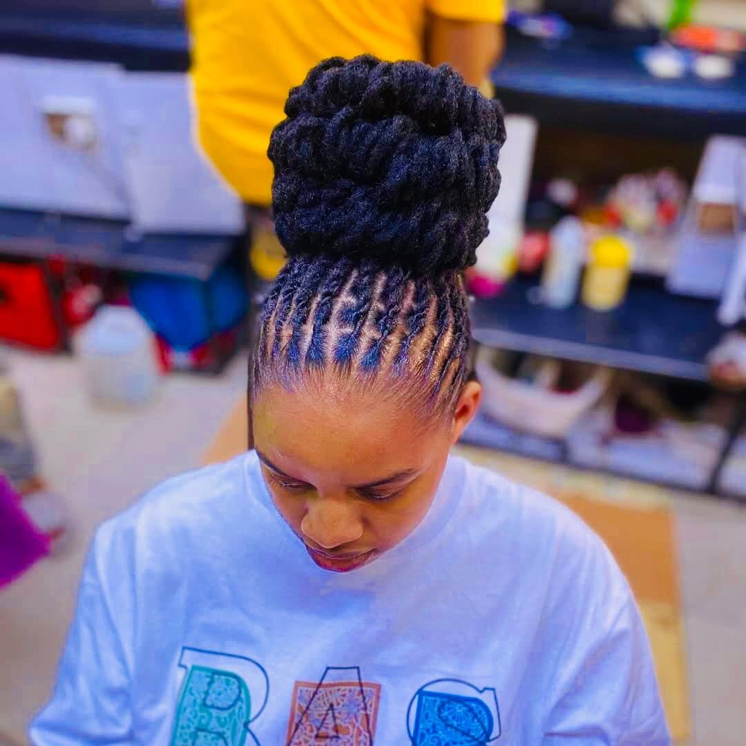 Waist length locs